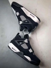 AJ4 Retro White Thunder Unisex Basketball Shoes Sneakers FQ8138-001