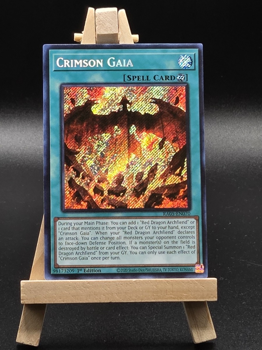 Crimson Gaia RA05-EN070 Collectors Rare 1st Ed | eBay