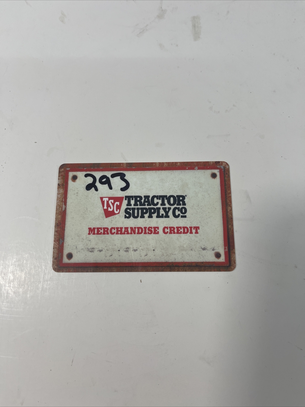 Tractor Supply Gift Card 293.00 eBay