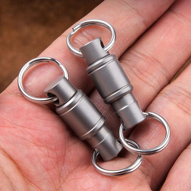 Detachable Pull Clip Quick Buckle Titanium Alloy Keyring Keychain Key Chains Detachable Pull Clip Quick Buckle Titanium Alloy Keyring Keychain Key Chains