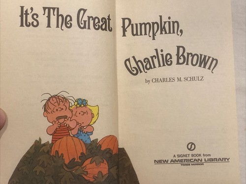 Itβs the Great Pumpkin π Charlie Brown FIRST PRINTING Full Color Halloween - Picture 4 of 10