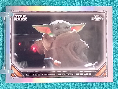 2022 Topps Chrome The Mandalorian Beskar Little Green Button Pusher S1-21