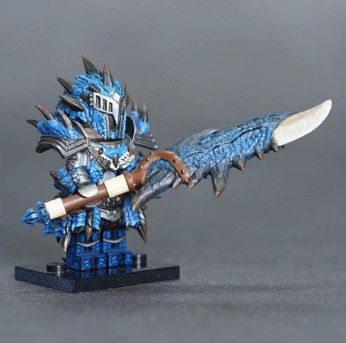Custom Molded Figurine - Monster Hunter Azure Rathalos Armor - Picture 7 of 7