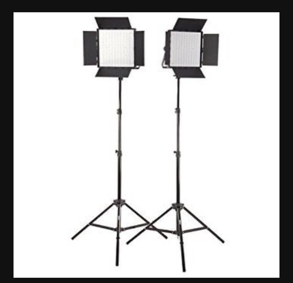 KITS DE PAINEL DE LUZ LED STUDIO PRO com SUPORTES 4 painéis - Imagem 4 de 4