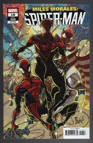 Miles Morales Spider-Man (2022) #18 Kaare Andrews 1:25 Variant Lgy #300