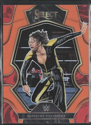 2023 Panini Select WWE Prizms Orange #165 Shinsuke Nakamura 33/49