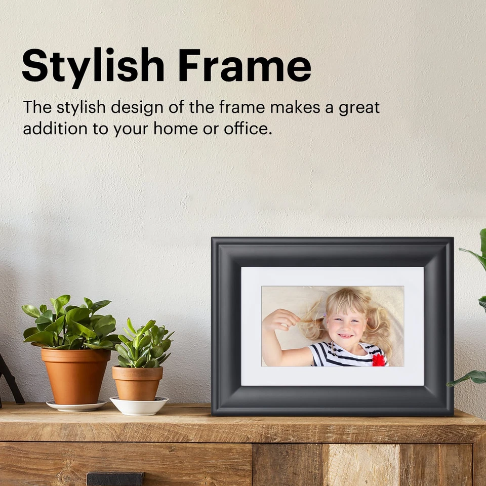 KODAK RDPF-700B High Resolution 7-inch Digital Photo Frame with Auto Rotation - Image 4 of 4