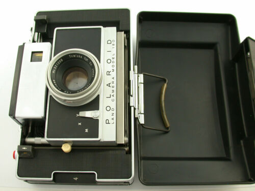 POLAROID 180 foldable rangefinder mechanic shutter Tomioka 4,5/114 as 185 195 - Bild 6 von 10