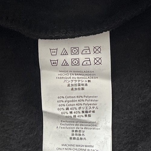 Neu Michael Kors Sweatshirt Herren L schwarz bestickt MK Logo Langarm Pullover - Bild 8 von 8