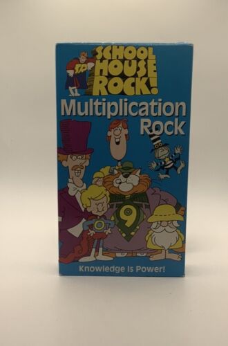 School House Rock!: Multiplication Rock-Knowledge Is Power! VHS 1995