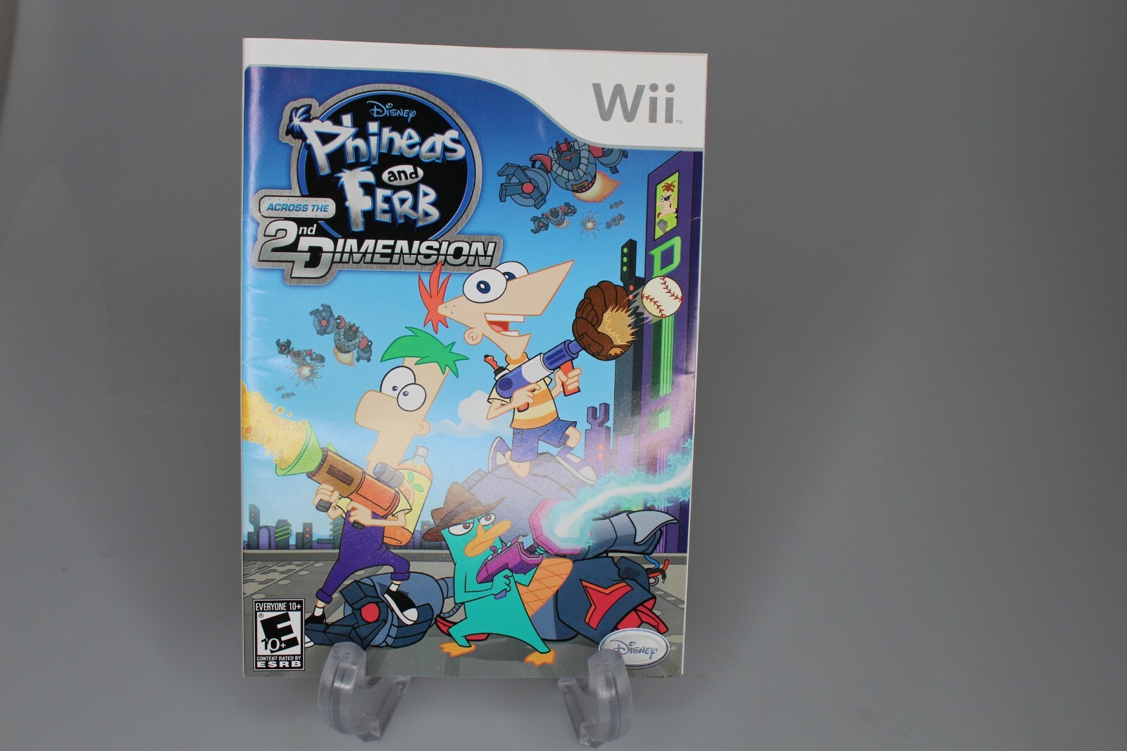 phineas and ferb across the 2nd dimension wii cover art eBay