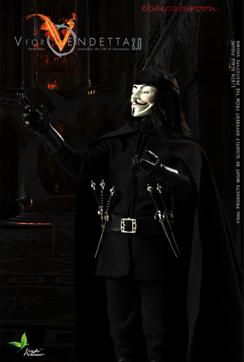 p　　V for Vendetta ブイ フォー・ヴェンデッタ 1/6 Toyspower V for Vendetta 2.0 1/6 Action Figure Collectible