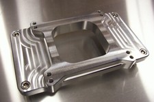 4-71 471 Blower Supercharger Adapter For Holley Carburetor Afb 4 Barrel Plate