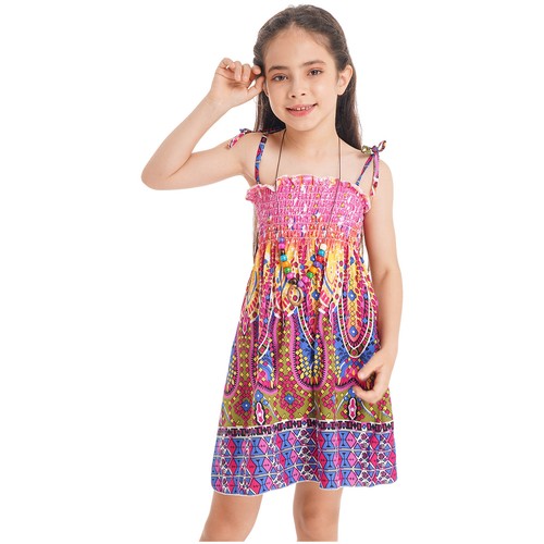 Abiti Vacanza Bambine Gilet Vacanza Con Pantaloni Tagliati E Borsa Spiaggia Carino - Foto 26 di 29