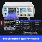 60MHz Dual Channel Signal Source Arbitrary Function Signal Generator 200MSa/s