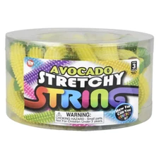 RI One Pack of 24  Avocado Stretchy String Fidget Toy 7.75" each