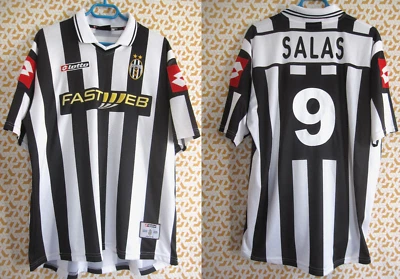 Maillot Juventus Lotto 2001 Fastweb Marcelo Salas Jersey shirt Homme - XL - Photo 1/4