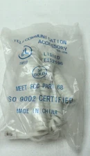 White 12Ft Generic Handset Curly Cord for Landline Phone Universal Fit 4p4c RJ9