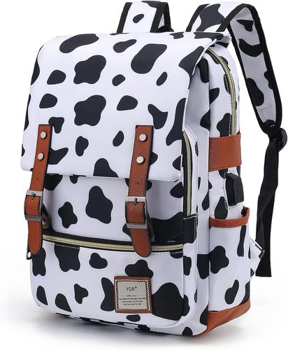 Floral Laptop Backpack for Women School Travel Business Outdoor Sports Office