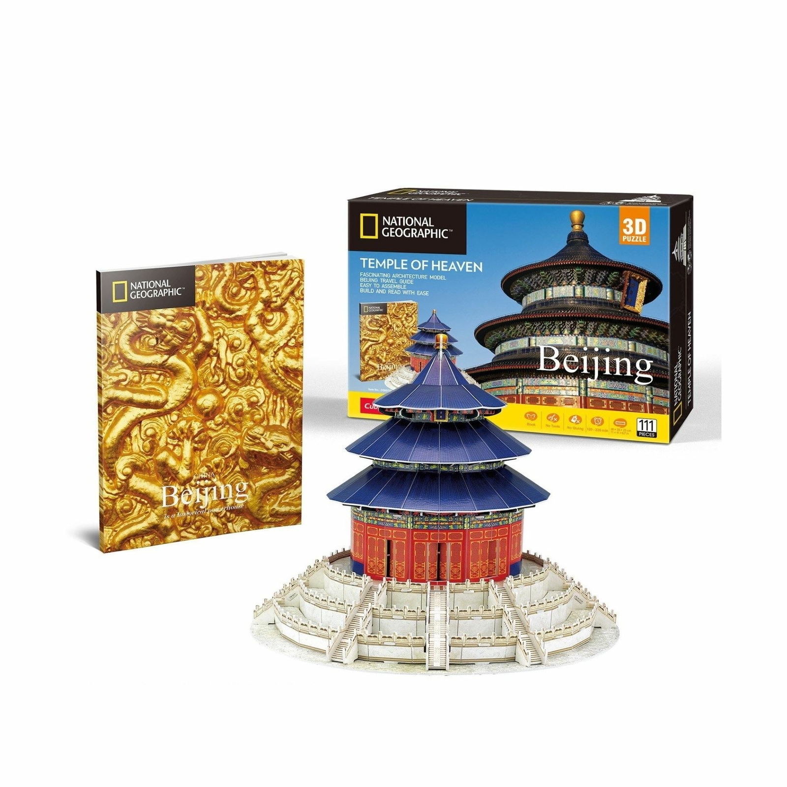 National Geographic Temple of Heaven 3D 111-Piece Puzzle Jigsaw Educational Gift