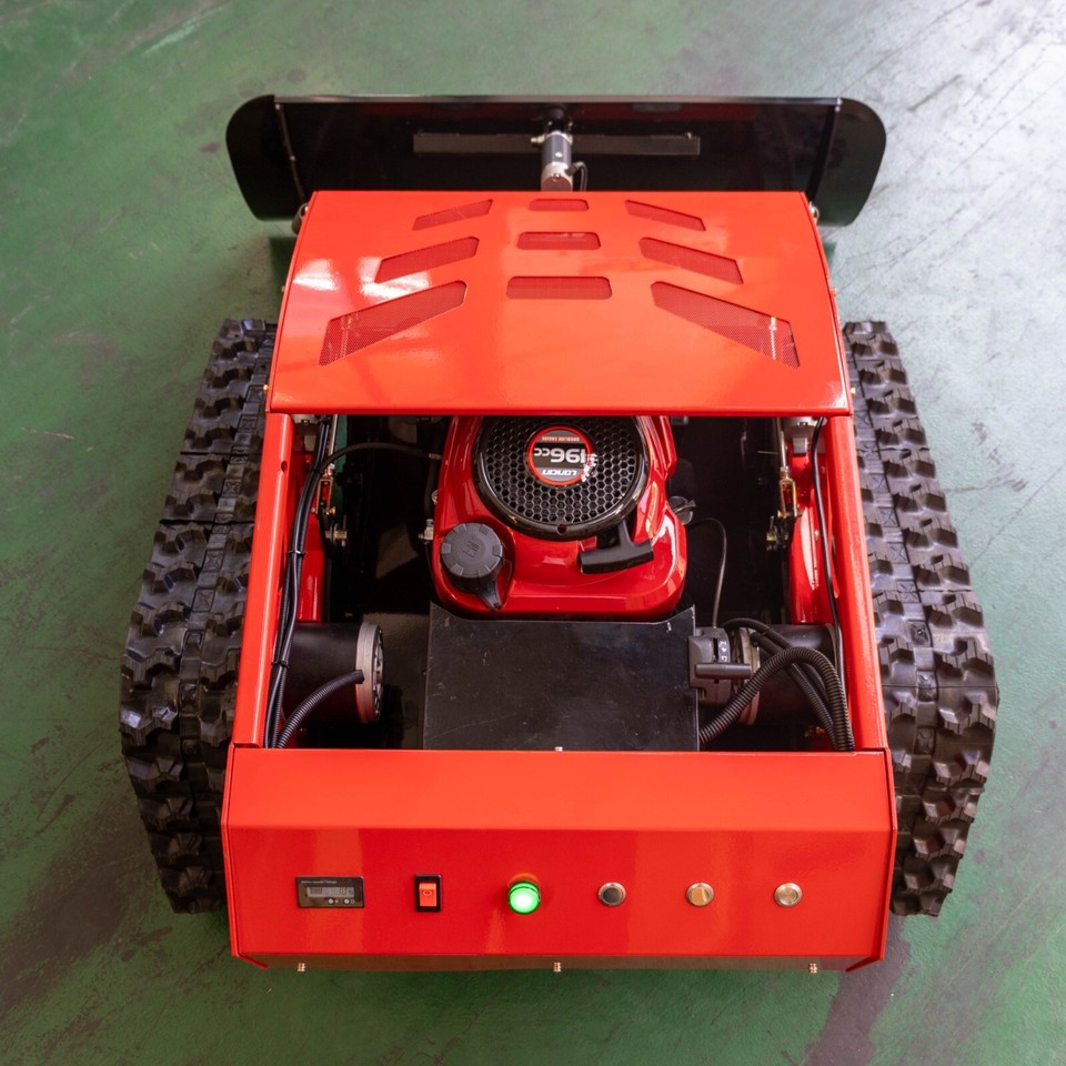 Intelligent Electric Remote Control Track Lawn Mower with Free Snow ...
