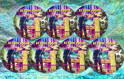ELTON JOHN The Music Video Anthology 1969 to 2021 7 DVD Set 189 MUSIC VIDEOS