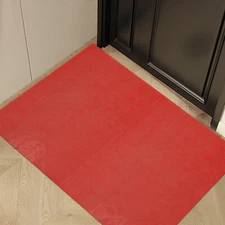 90x300 Cm Thick 5mm Pvc Hollow Anti Slip Floor Mat Non-Slip Floor Mat - Red