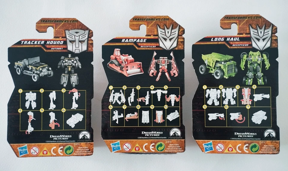 TRANSFORMERS HFTD: 3 LEGEND CLASS (6 cm): TRACKER HOUND, RAMPAGE, LONG HAUL - Imagen 3 de 3