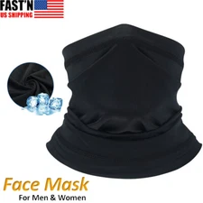 Neck Gaiter Bandana Face Mask Sun UV Cooling Gator Shield Cover for Men Woman US