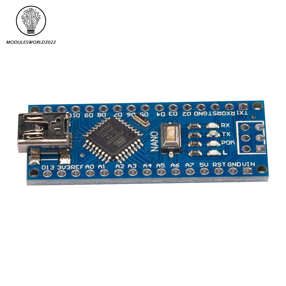 1PC Nano V3.0 16M ATmega328P 5V Micro-Controller CH340G Board USB For Arduino US