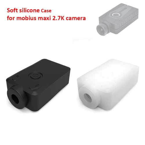 2PS Soft Silicone Case Cover Protect for Mobius Maxi 2.7K Dash Camera -Case Only