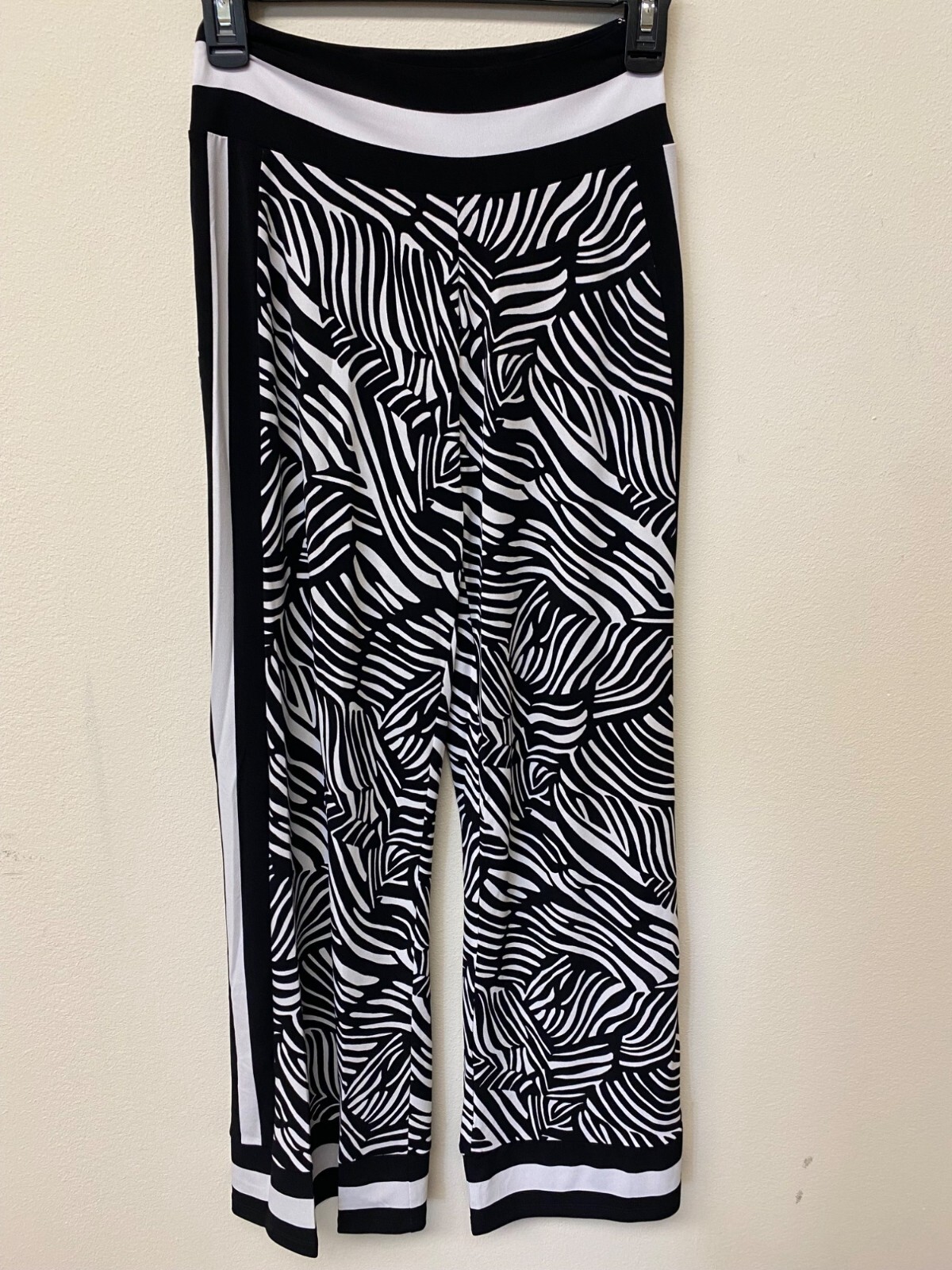 Michael Michael Kors Petite Zebra Print Border Hem Wide Pants Size P/XS NWT image 3
