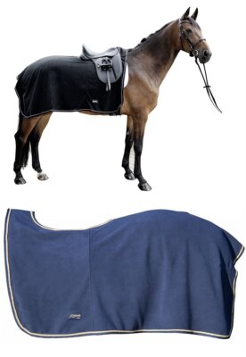 Nierendecke Nieren- Abschwitzdecke Mr. Feel Warm HKM Reitdecke Ausreitdecke blau