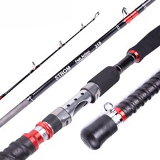 Canna da Spinning Tonno per Pesca in Barca 3 Sezioni Esca 70-250g Acqua Salata Jigging Rod