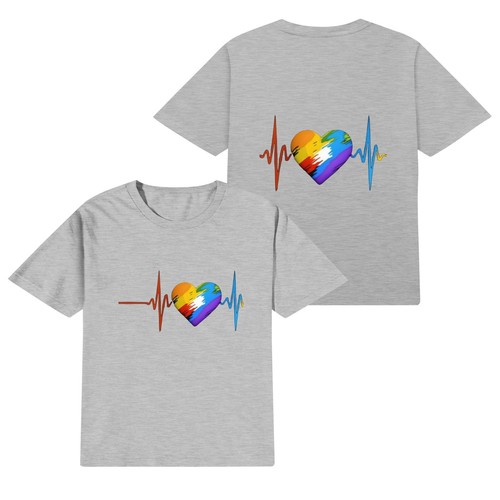 Kids Cotton Front & Back Printing T-Shirt - Picture 33 of 54