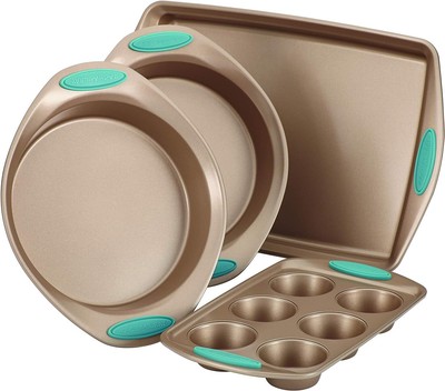 Cucina Bakeware Set Includes Nonstick Cake Cookie Baking Sheet And Muffin C -