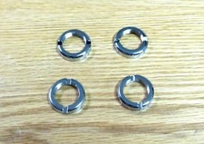 53 54 1955 56 57 Chevy Windshield Wiper Transmission Bezel Retaining Nuts Set4