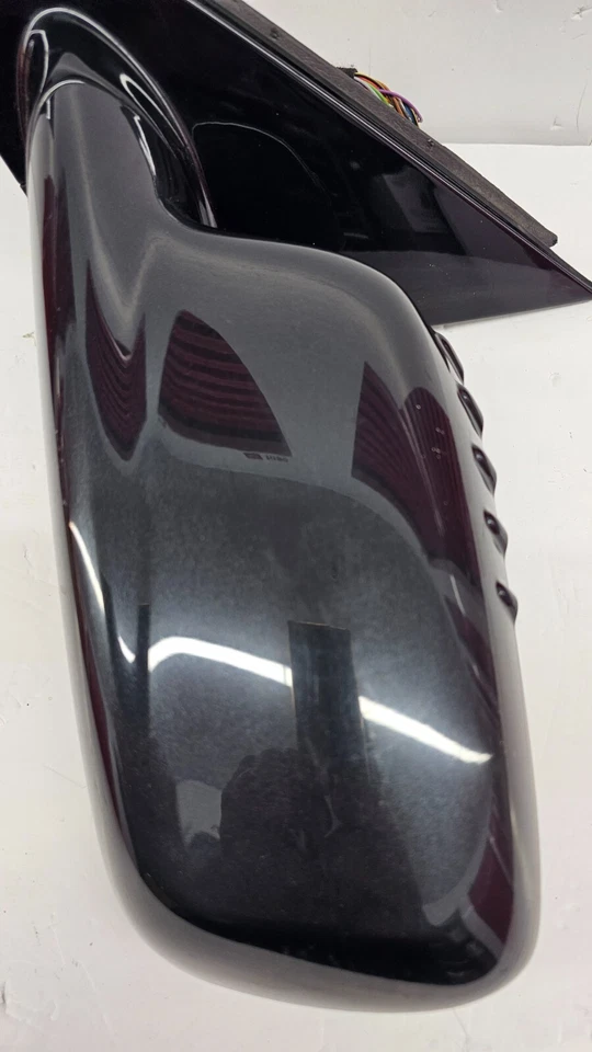 02-08 E65 E66 745I 750LI 760I DRIVER LEFT SIDE DOOR EXTERIOR MIRROR Pearl Black Foto 2 de 4