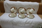 8187d  Royal Doulton  "Sandon" H5172 Coffee Cans & Saucers x6 Immaculate
