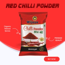 Ceylon Wijaya Red Chili Powder- Organic Natural Spices -100g-Free Shipping
