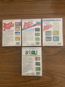 NES Nintendo CIB LOT - Goal, Bases Loaded, Bases Loaded II, Bases Loaded III