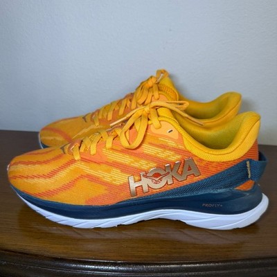 Hoka Mach Supersonic Radiant Yellow/Camellia Running Shoes Women size 8