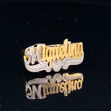 Customized name ring