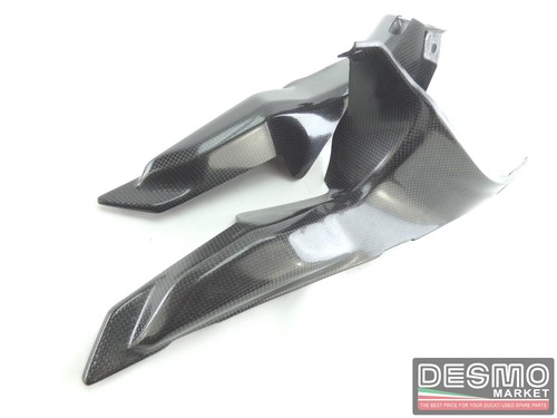 Coppia copri convogliatori aria carbonio ATR ducati 1098R 1198R *008110* - Foto 3 di 5
