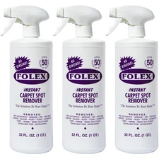 3 Pack Folex 32 oz Instant Carpet Spot Remover Carpet Cleaner