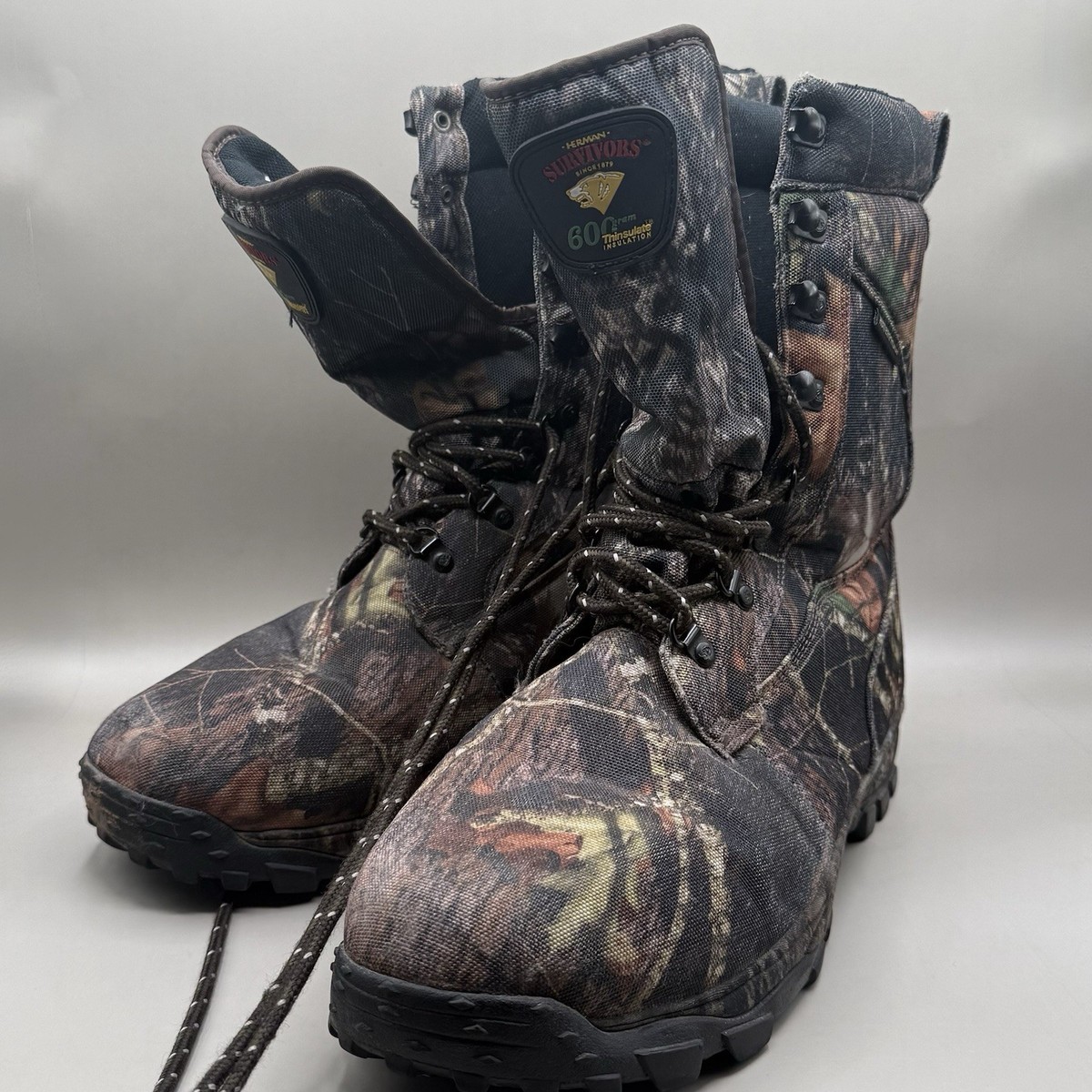 Herman Survivors 600 Gram Camouflage Waterproof Hunting Boots Mens 13 Camo AOP Herman Survivors Men main image 3
