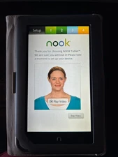 NOOK  Tablet eReader * BNTV250 * 16GB * Gray * 7" Screen * Working!
