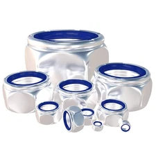 M18 Stainless Steel Lock Nuts 4pcs 316 Stainless Steel Hex Lock Nylon Insert ...