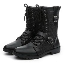 Men’s Gothic Rock Boots Faux