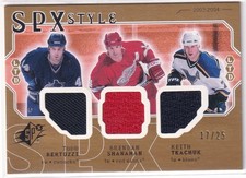 Todd Bertuzzi/Shanahan/ Keith Tkachuk 2003-04 SPX Style #SS-BST Jersey #17/25